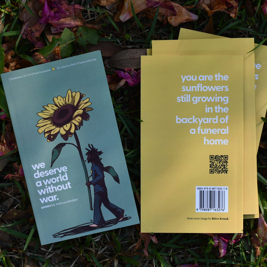 we deserve a world without war (print version - signed)