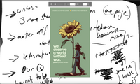 we deserve a world without war 🌼 (interactive digital version)